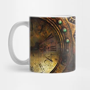 Steampunk Clock and Gears Mug